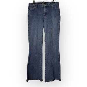 Gasoline Flare Blue Jeans 12